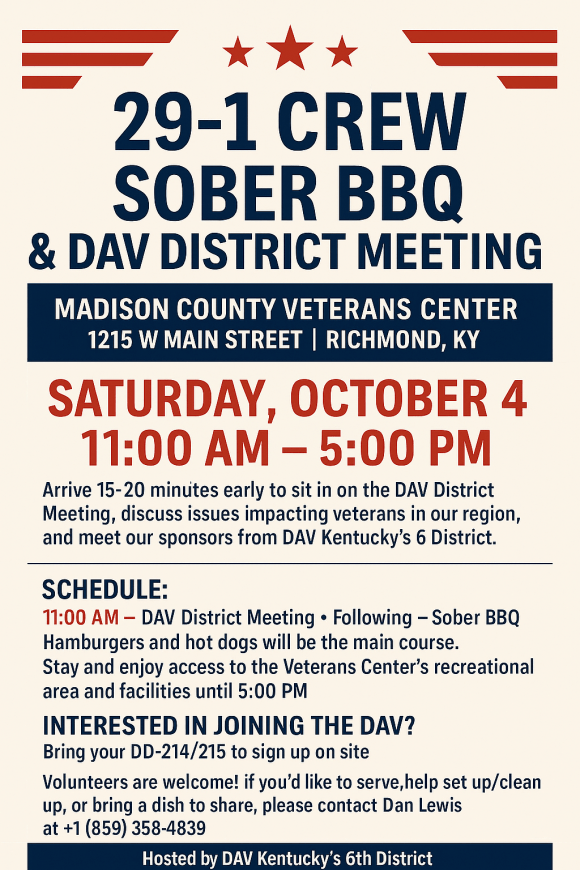 Upcoming Events – September / October&nbsp;2025